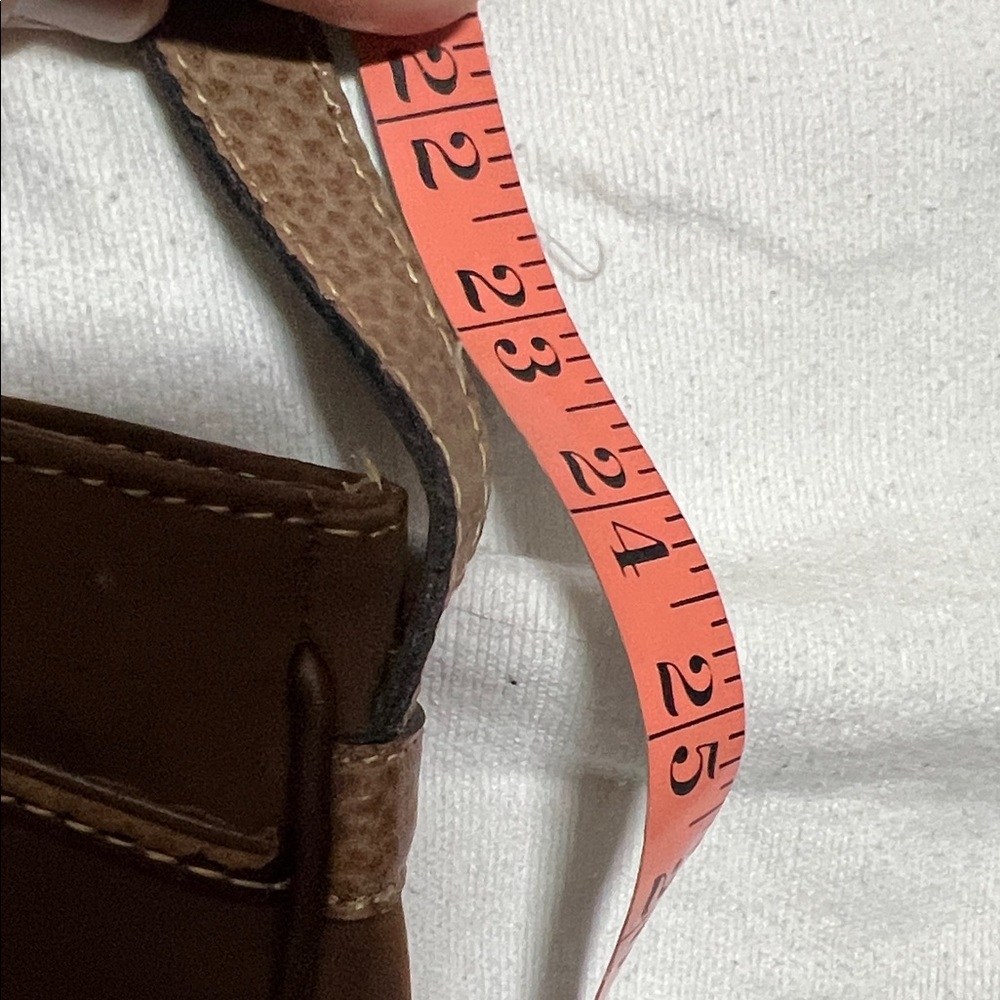 Peruzzi Elegant Brown Women's Messenger hand made calfskin Bag - Picture 12 of 13